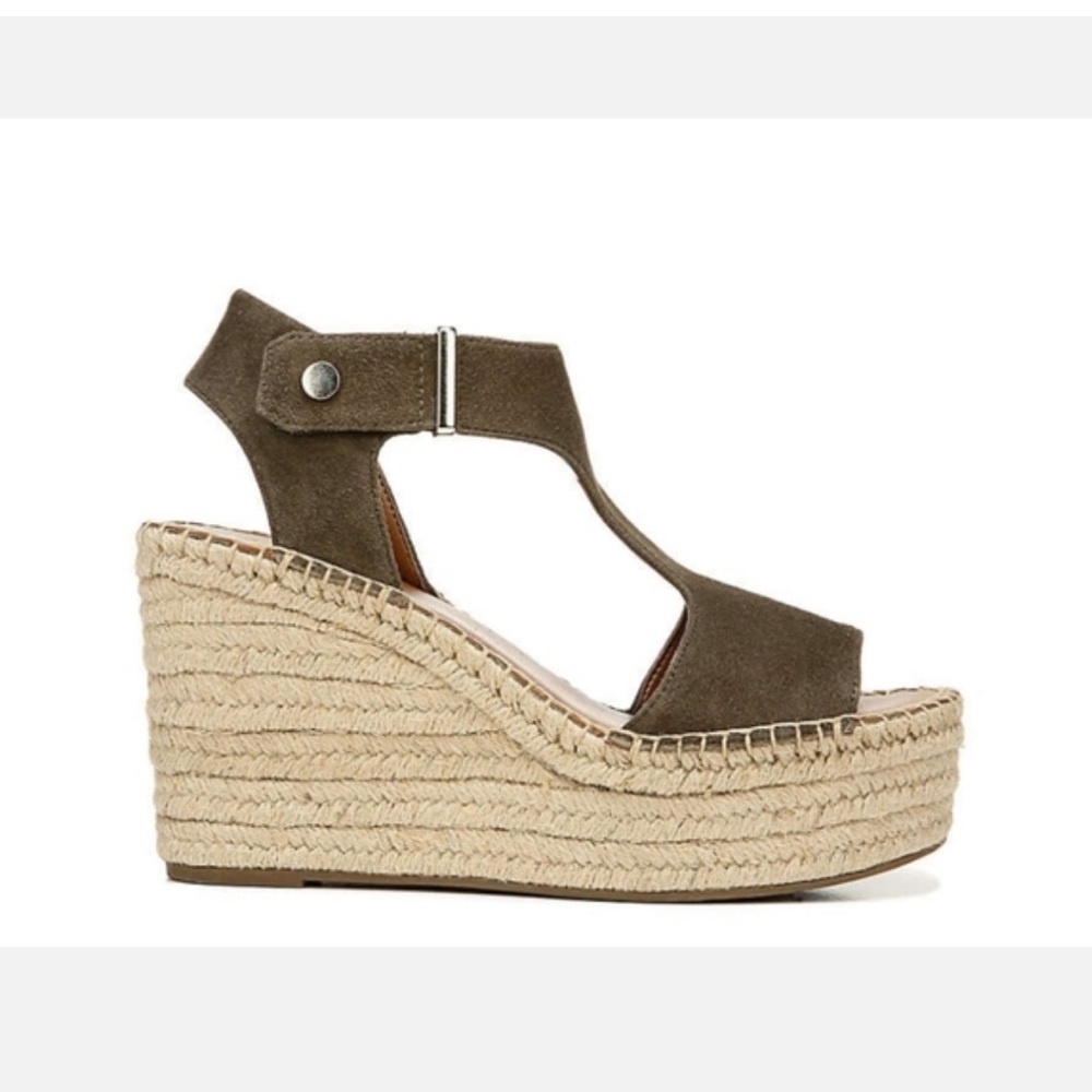 Franco Sarto Treasure Espadrille Wedge NWOB